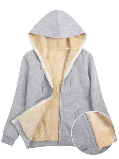 Dames Zip-Up Jas Comfortabel en Waterdicht voor Dagelijks Gebruik