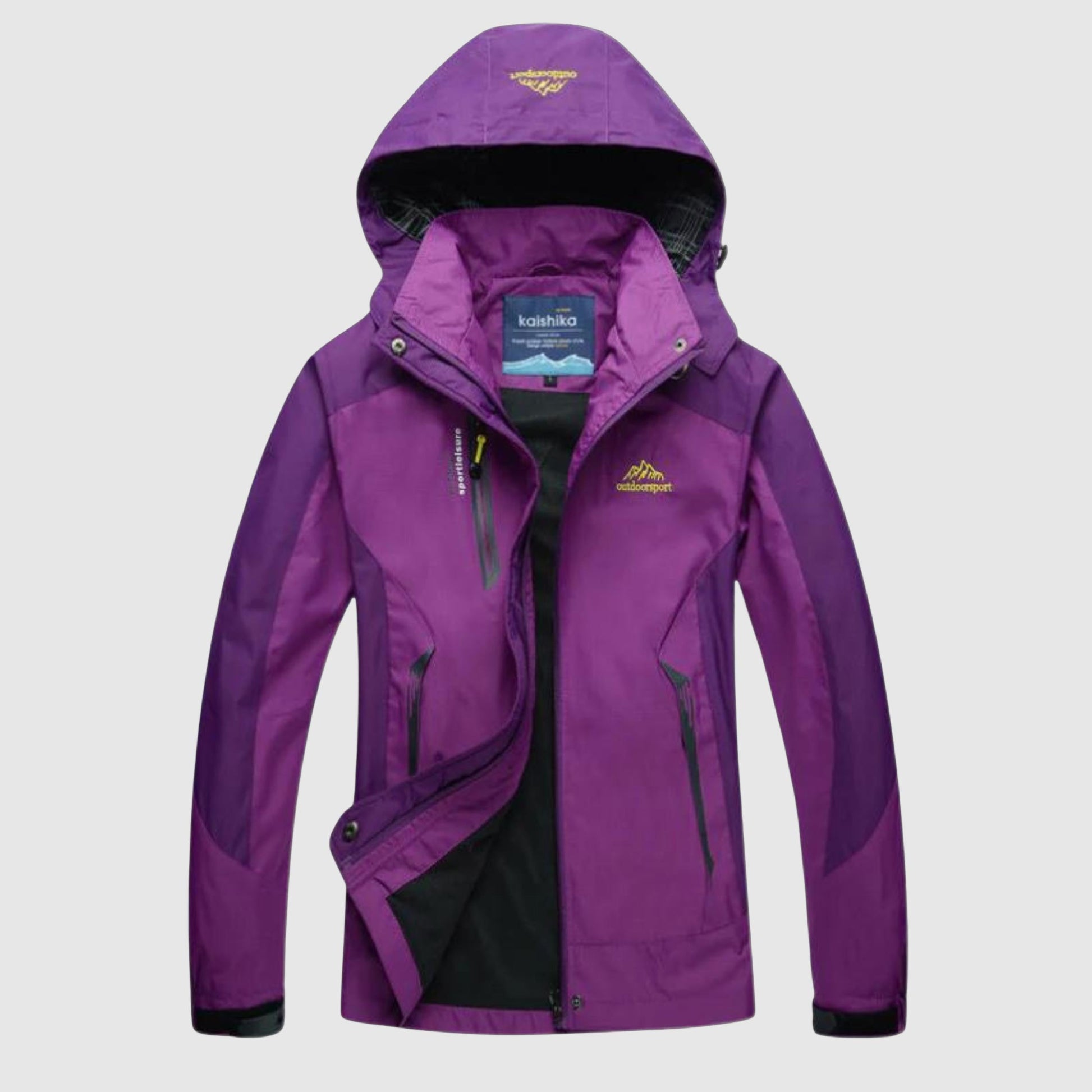Dames Waterdichte Outdoor Jas met Capuchon voor Regen en Wind - StudioMarella