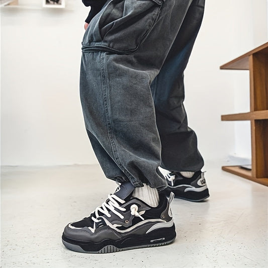 Heren Skateschoenen met Veters en Gripzool voor Mannen - StudioMarella