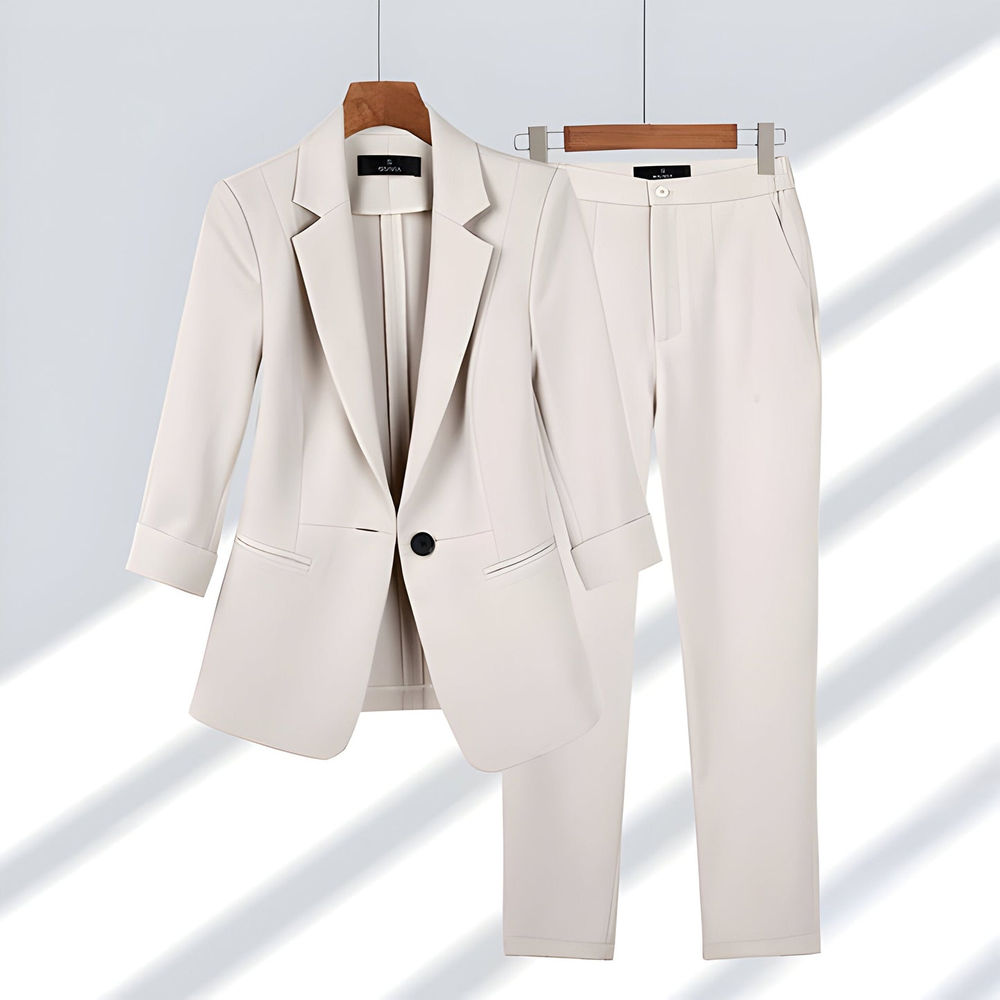 Dames Blazer Broek Set - Elegante Kostuum voor Werk en Feest