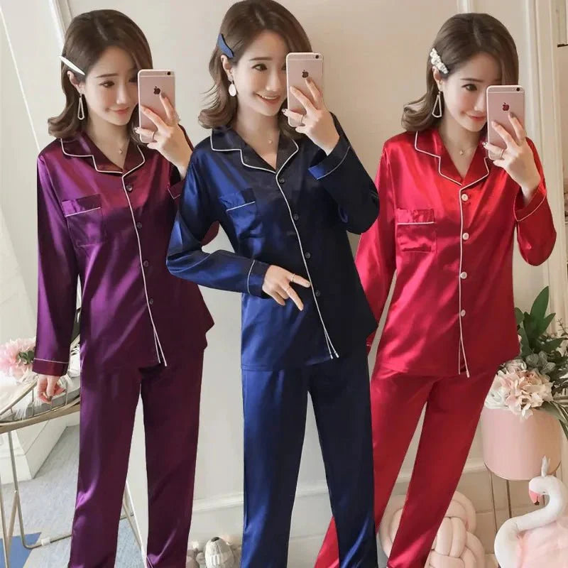 Dames Pyjama Set Zacht Klassiek Comfortabel Slapen