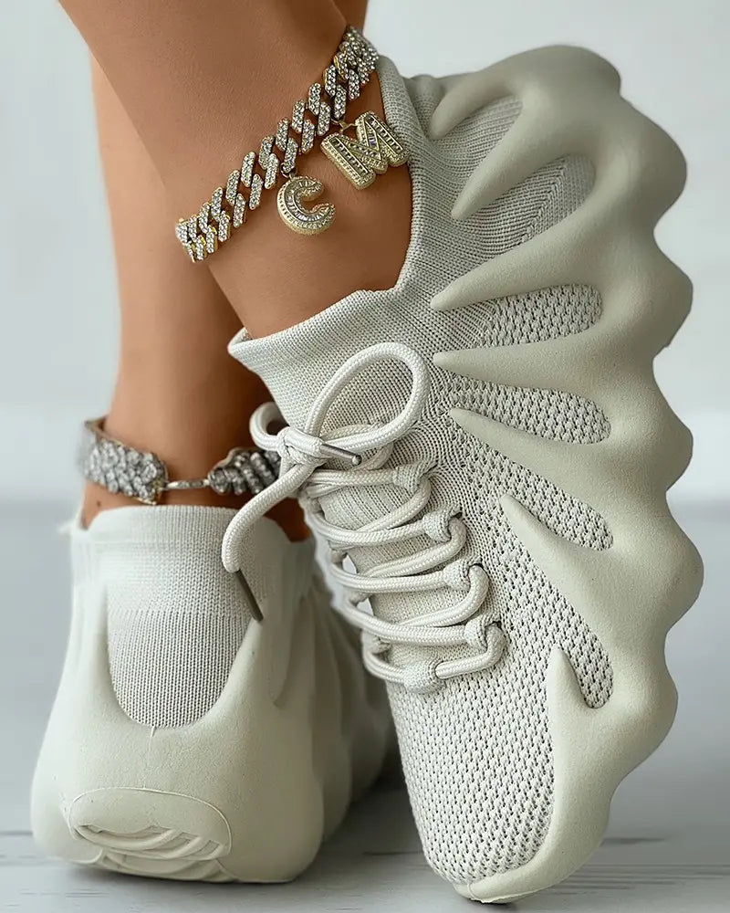 Dames Sneakers Lichtgewicht Sport Schoenen met Schokdemping