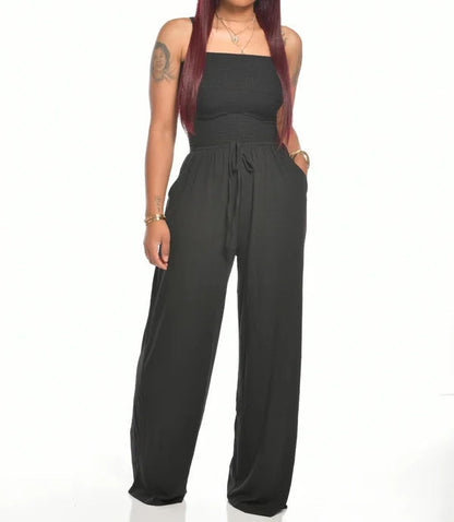 Vrouwelijke Jumpsuit Zonder Bandjes Zomerjurk Kort