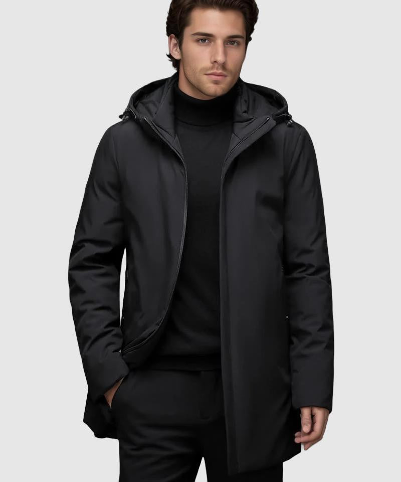 Heren Parka Warm Met Meerdere Zakken Modern Design