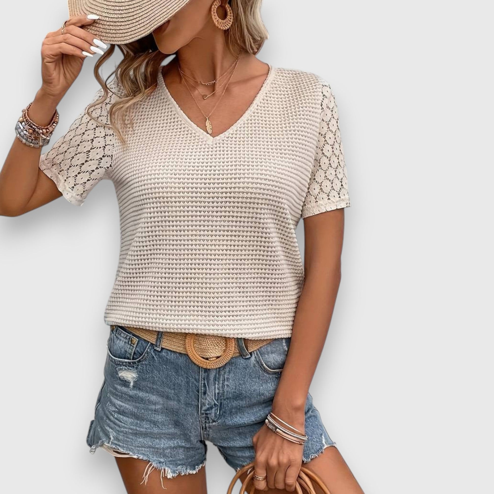 Dames Blouse Lichtgewicht Zomerse Pasvorm - StudioMarella