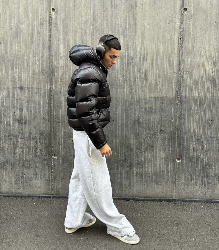 Heren Winterjas Gevoerde Gewatteerde Sherpa Jacket Warm