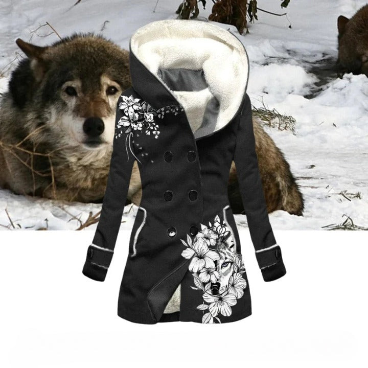 Modewinterjas Foderaad Donkergrijs Warm - StudioMarella