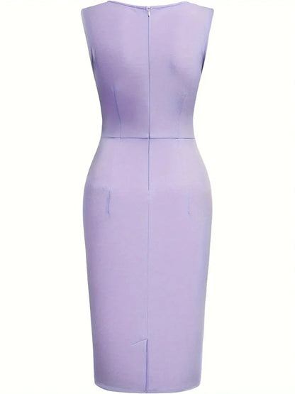 Dames Jurk Zonder Mouwen Elegant Kort Model voor Dag en Avond