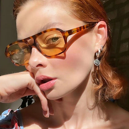 Dames Zonnebril Aviator Stijl Kleurige Lensen - StudioMarella