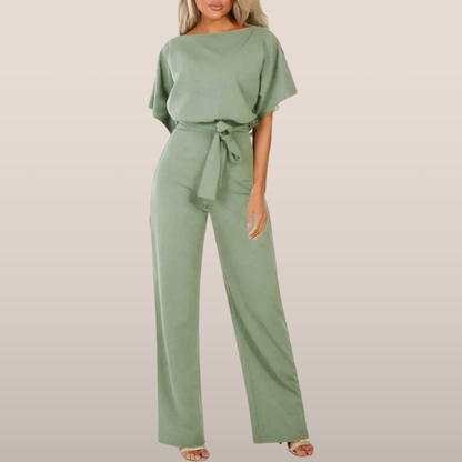 Zomer Jumpsuit Wijd Met Ceintuur Jurk Vrouw - StudioMarella