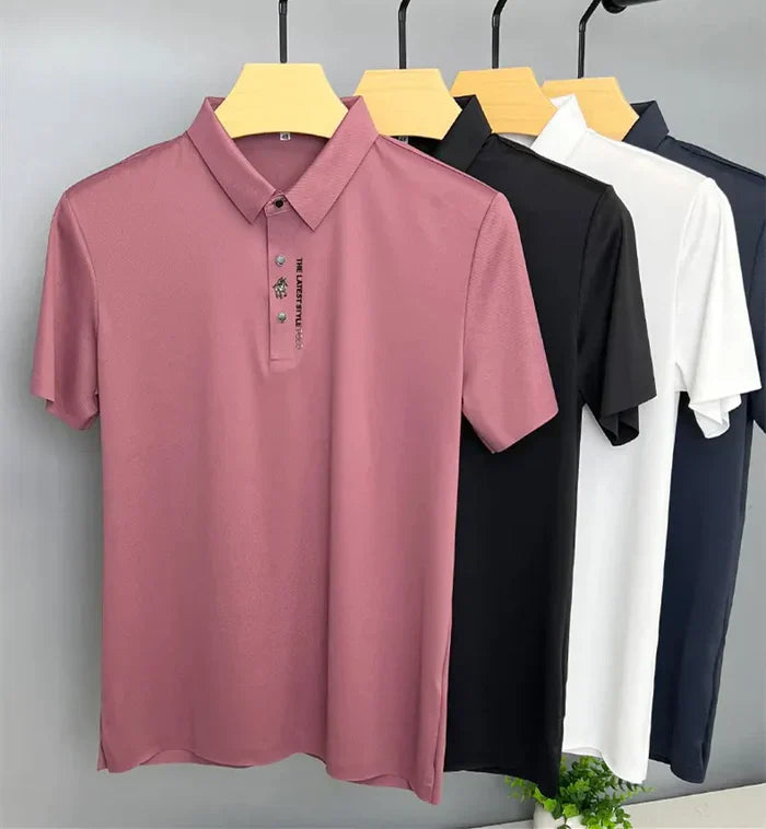 Heren Polo Shirt Stretch Kreukvrij Comfortabel