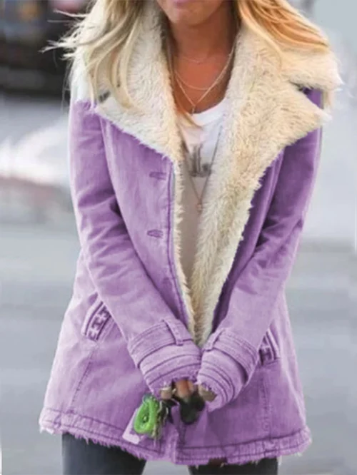 Leren Jas | Luxe Shearling Winterjas voor Dames