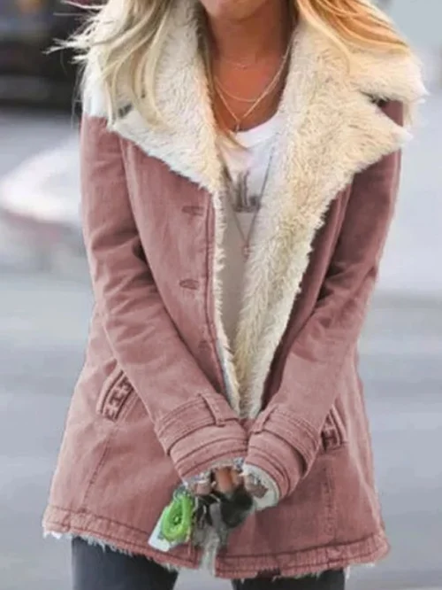 Leren Jas | Luxe Shearling Winterjas voor Dames