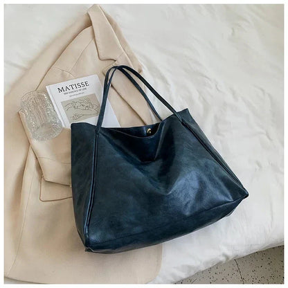 Vegan Leer Shopper Tas Dames Groot en Stijlvol