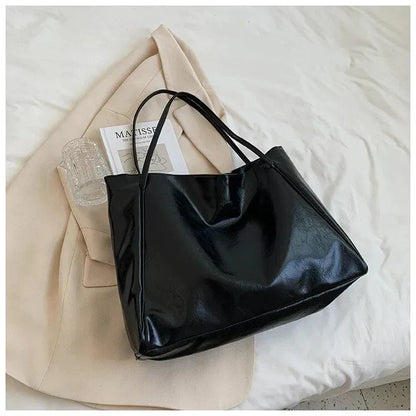 Vegan Leer Shopper Tas Dames Groot en Stijlvol