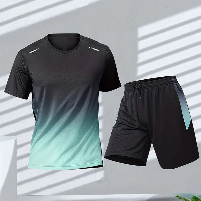 Herensportbroek Trainingspak Gradient Print