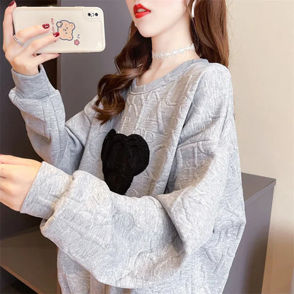 Vrouwelijke Trui met Mickey Mouse Print