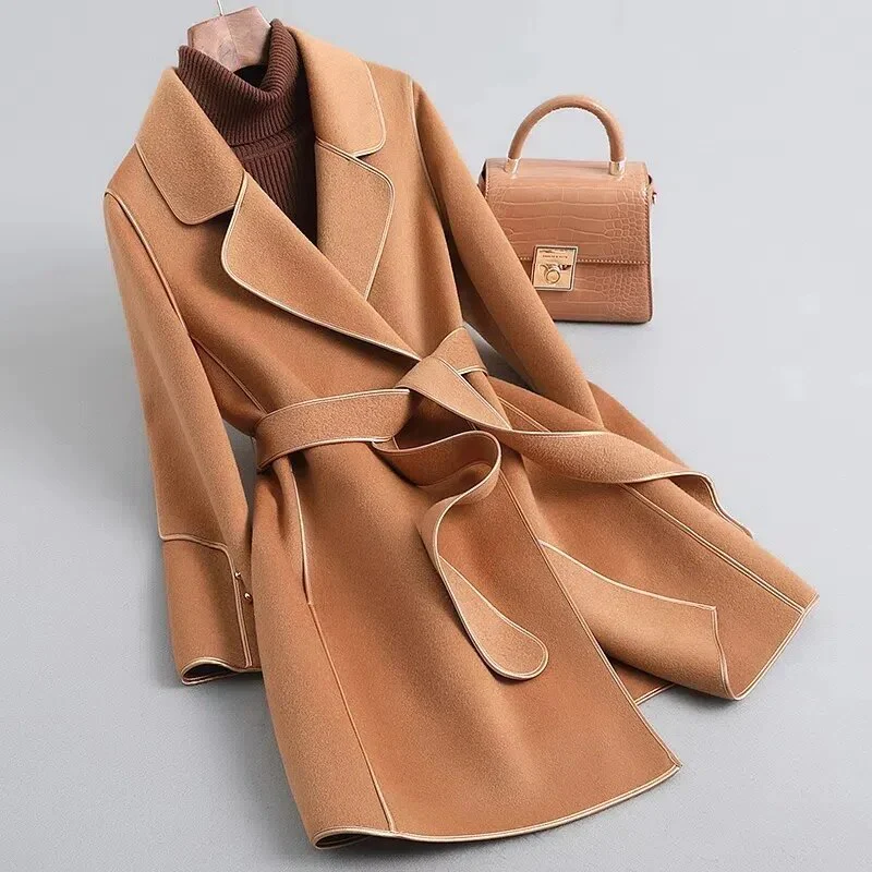 Damesjas Scheerwol Luxe Warme Winterjas - StudioMarella