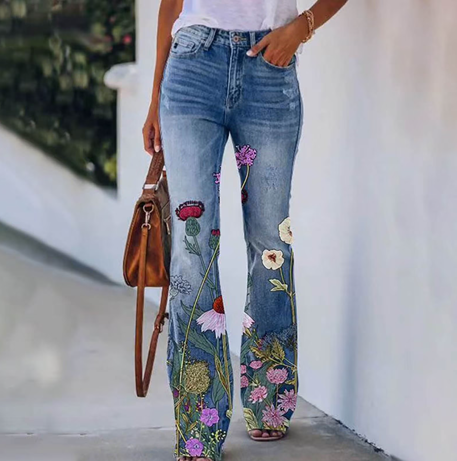 Wijdvallende Jeans Broek voor Vrouw - StudioMarella