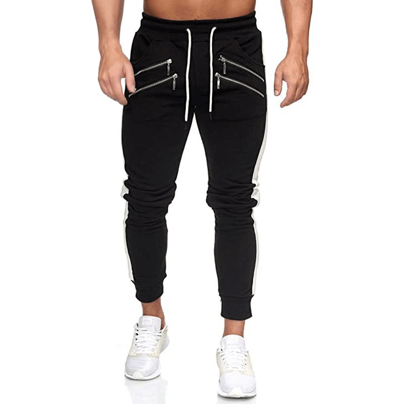 Joggingbroek Heren Comfortabel met Ritszakken Zacht