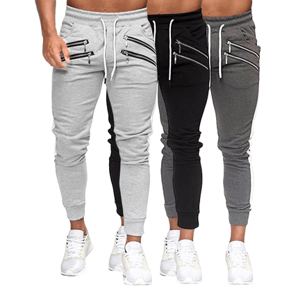 Joggingbroek Heren Comfortabel met Ritszakken Zacht