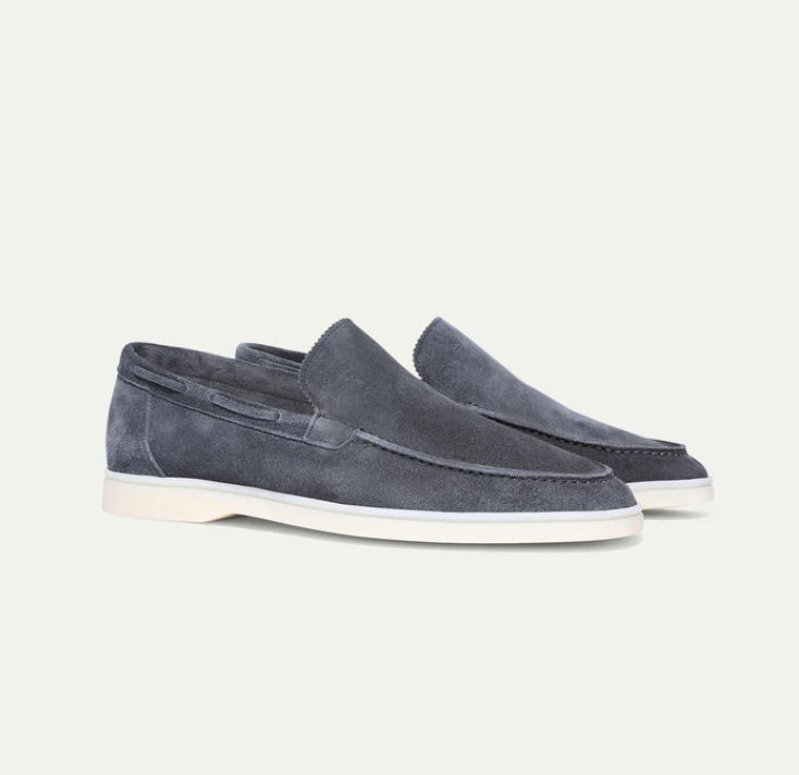 Lederen Loafer Heren Schoenen Casual Ronde Neus