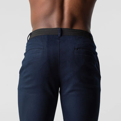 Rekbaar Chino Broek Heren Slim Fit Comfortabel