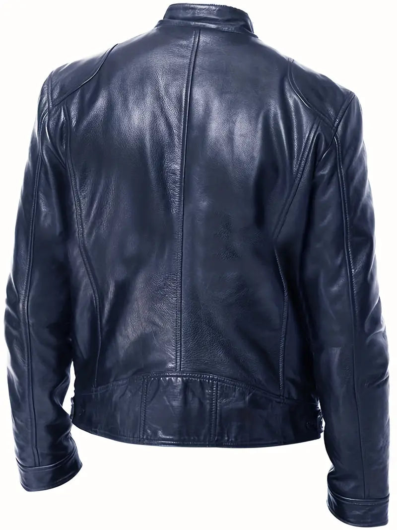 Heren Leren Jas - Tijdloze Klassieke Stijl met Moderne Accenten