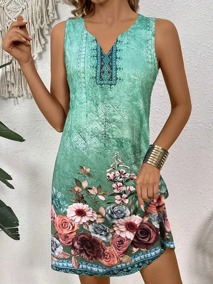 Mouwloze Jurk voor Vrouw Lente Zomer Collectie