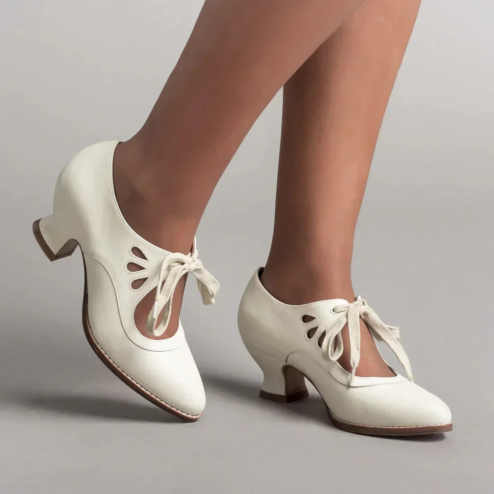 Dameschoenen met Hoge Hak Orthopedisch Leer Comfortabele Schoenen