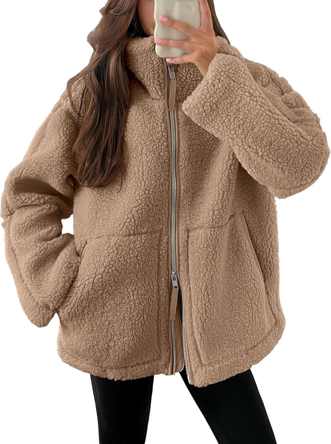 Dames Fleecejas Warm en Zacht voor Winter