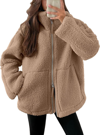 Dames Fleecejas Warm en Zacht voor Winter