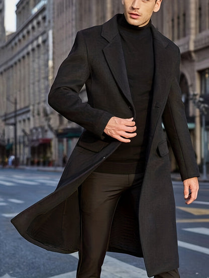 Heren Trenchcoat Waterdicht Zakelijk Elegant Winterjas