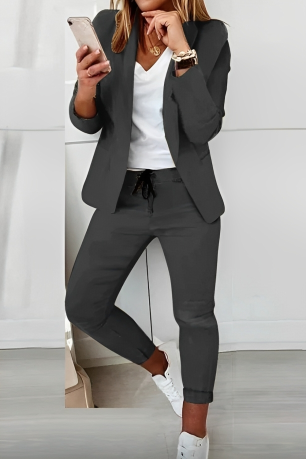 Dames Blazer Set Stretch Elegance Collectie