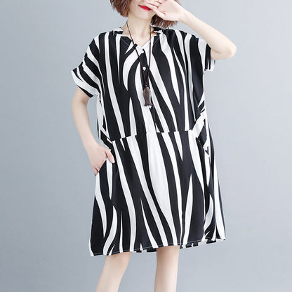 Linnen Blouse met Streepjes - StudioMarella