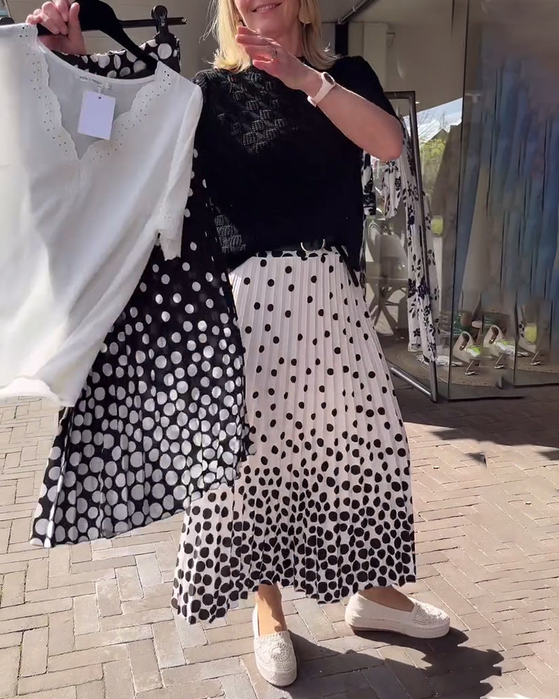 Elegante Rok Met Plooien