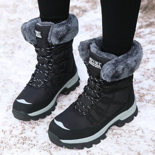 Warmte Sneeuwlaarzen met Fleece Voering voor Dames - StudioMarella