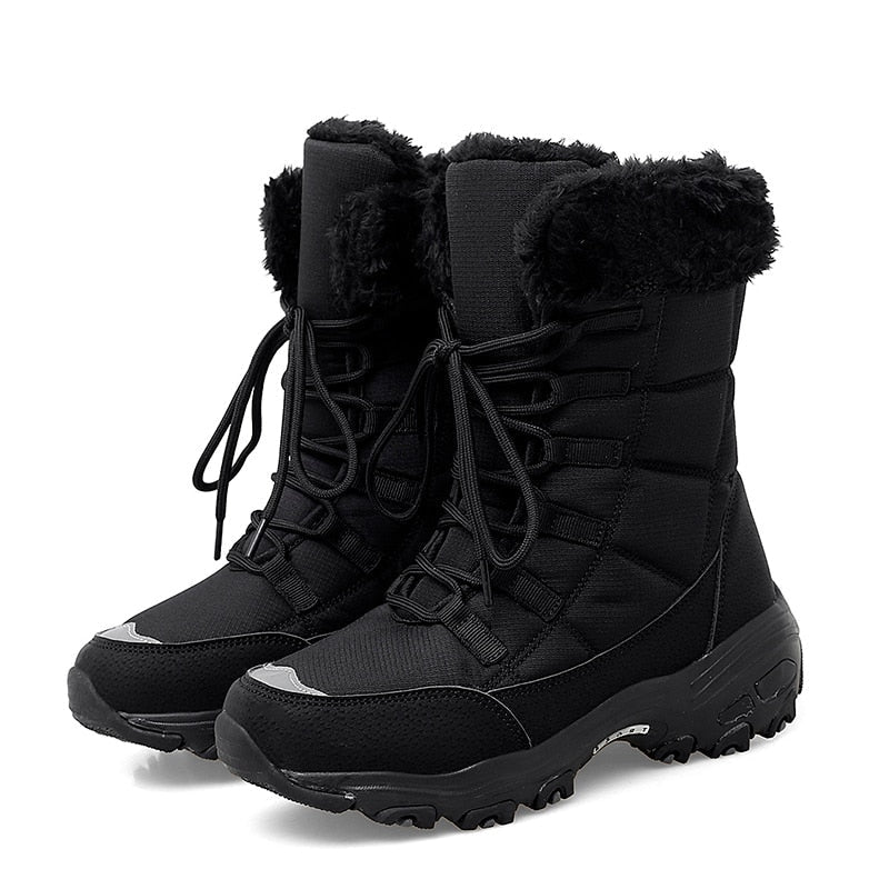 Warmte Sneeuwlaarzen met Fleece Voering voor Dames