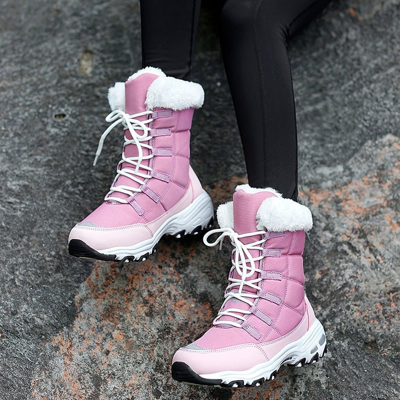 Warmte Sneeuwlaarzen met Fleece Voering voor Dames