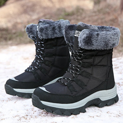Warmte Sneeuwlaarzen met Fleece Voering voor Dames