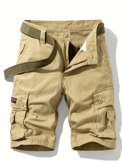 Heren Cargo Shorts Comfortabele Zomerbroek met Veel Zakken