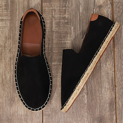 Heren Espadrilles - Lichtgewicht Zomer Sandalen met Gevlochten Zool