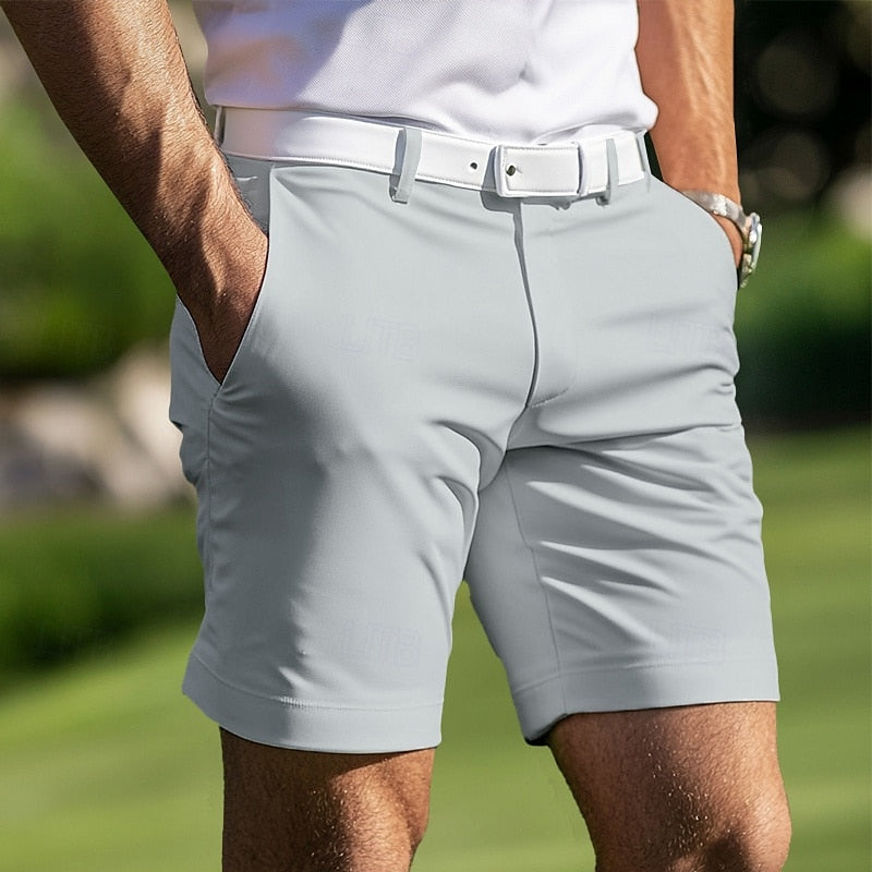 Heren Shorts Slim Fit Stretch Broek Zomer Golf