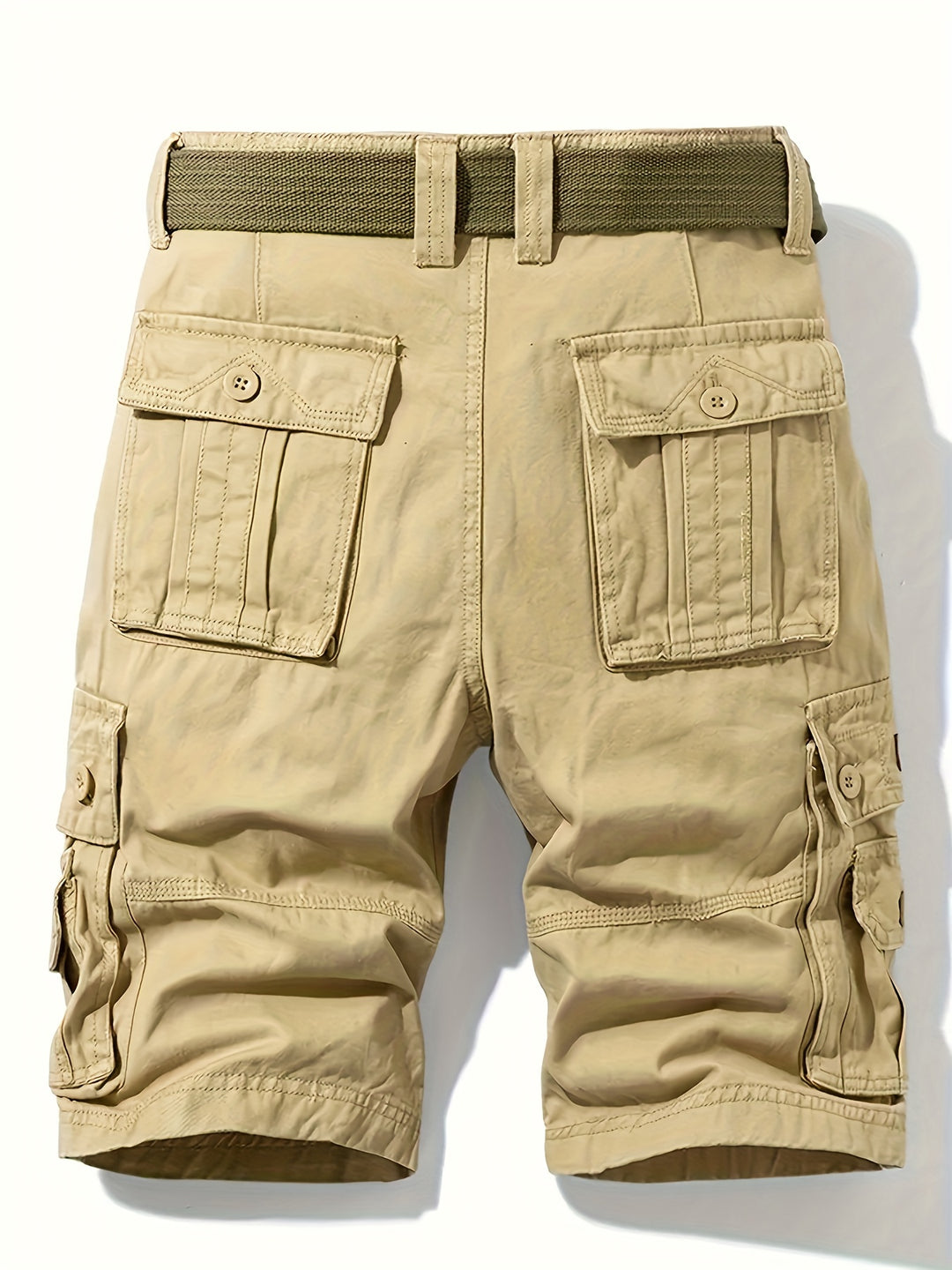 Heren Cargo Shorts Comfortabele Zomerbroek met Veel Zakken