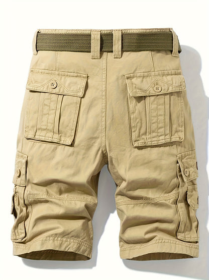 Heren Cargo Shorts Comfortabele Zomerbroek met Veel Zakken