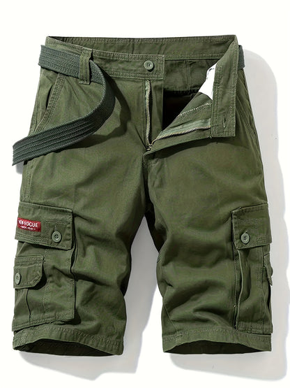 Heren Cargo Shorts Comfortabele Zomerbroek met Veel Zakken