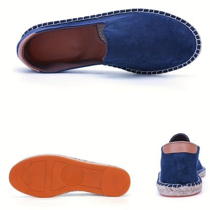 Heren Espadrilles – Lichtgewicht Zomerschoenen met Gevlochten Zool