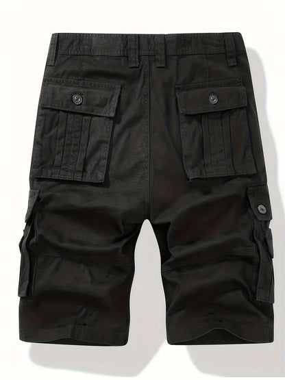 Heren Cargo Shorts Comfortabele Zomerbroek met Veel Zakken
