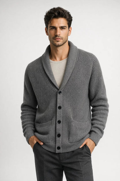 Heren Cardigan Met Sjaalkraag Warm en Comfortabel voor Herfst - StudioMarella