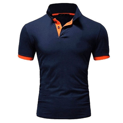 Heren Golf Polo Shirt Korte Mouw Zomer